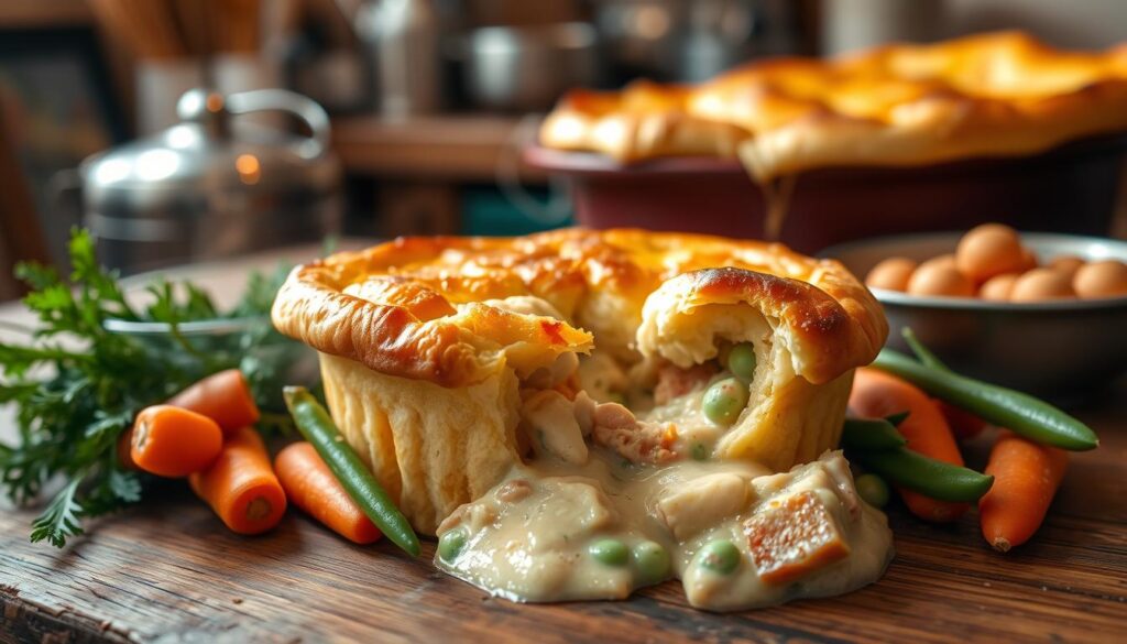 Classic chicken pot pie