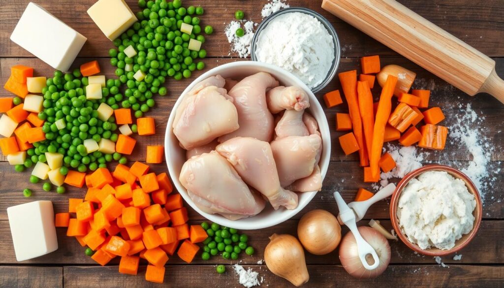 chicken pot pie ingredients