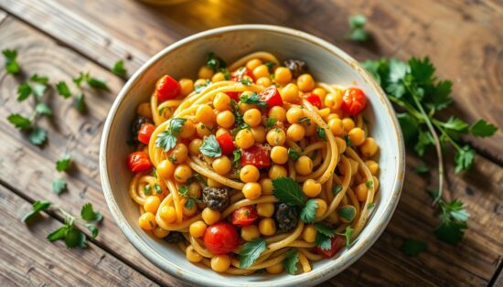 chickenpea pasta recipe