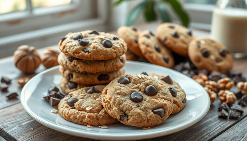 healthy chocolate chip cookie